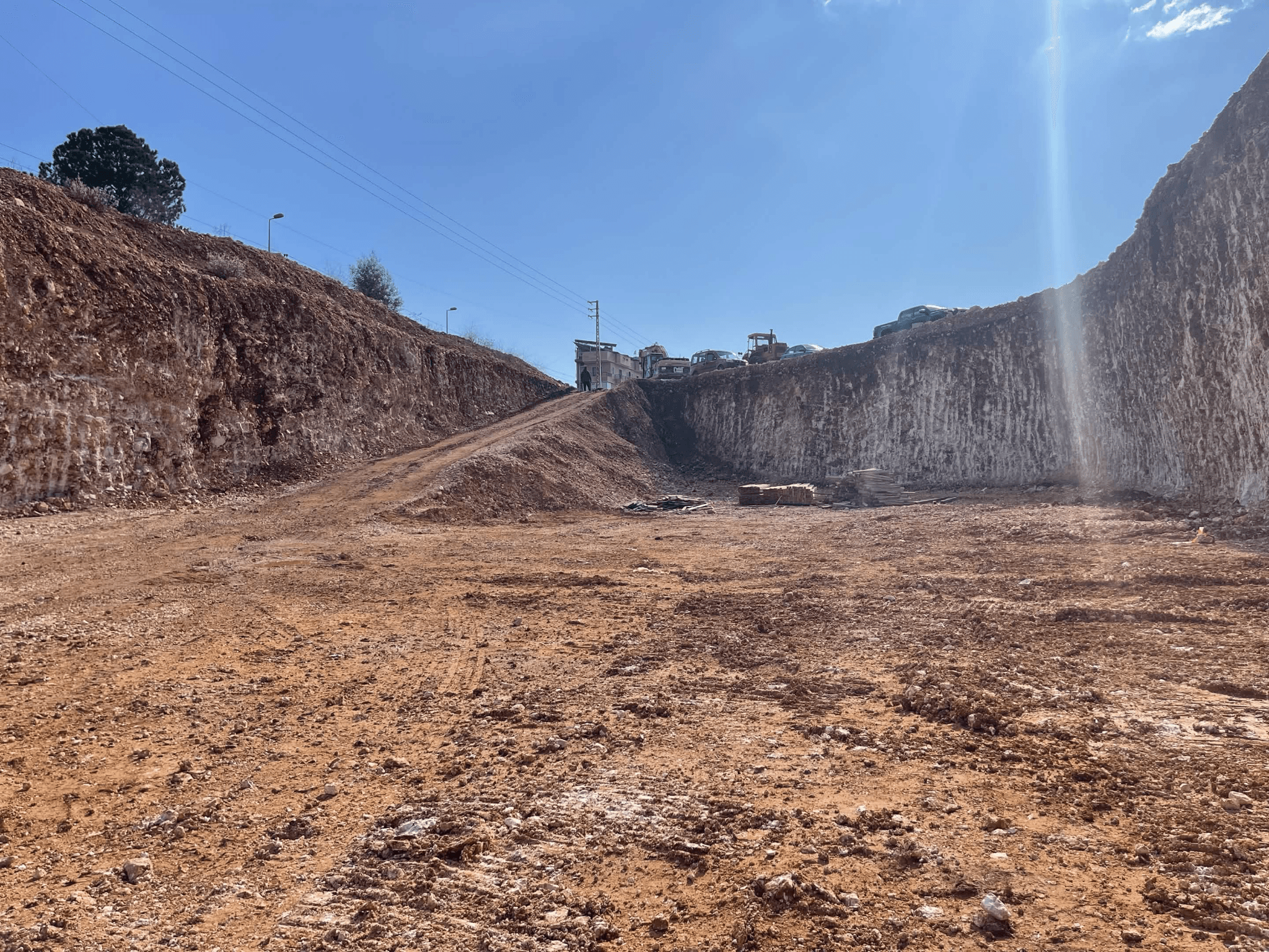 Initial Excavation
